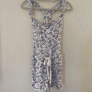 Vintage Havana Leopard Print Overalls